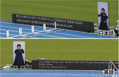 テキスト電光掲示板